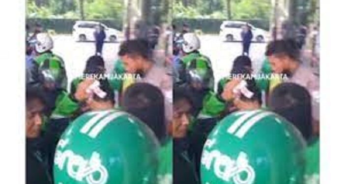 Kepala Ojol Dipukul Satpam Hingga Bocor, Ratusan Ojol Turun Untuk Cari Pelakunya