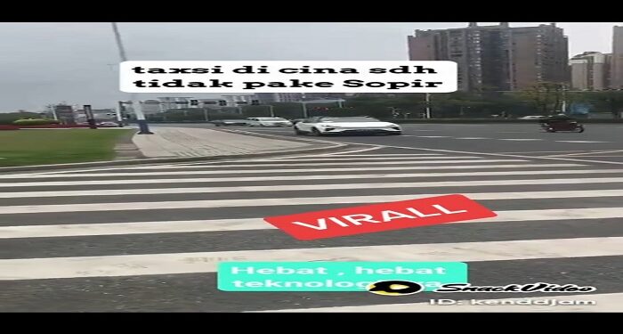 Viral…!!! Taksi Di Cina Sudah Tidak Pakai Supir Lagi