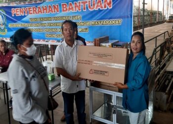 Wirya Putra Sar Silalahi Fasilitasi Dinsos Kepri Beri Bantuan Masyarakat Usaha Mikro