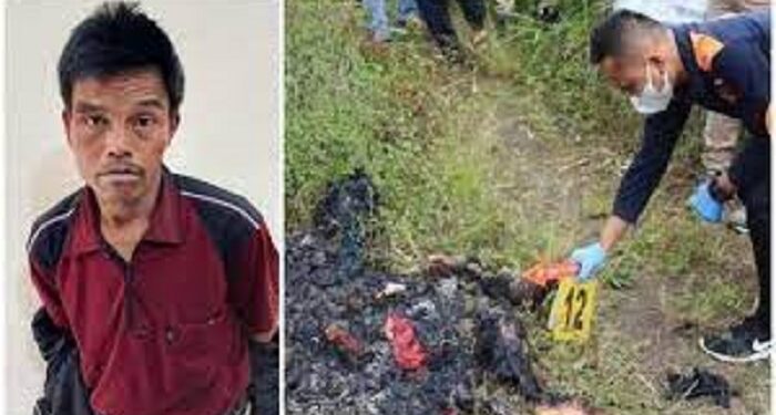 Pembunuhan Sadis, Suami Tega Mutilasi dan Bakar Istri di Humbahas, Organ Tubuhnya Di Rebus