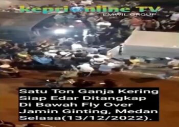1 Ton Ganja Kering Siap Edar Ditangkap Di Bawah Fly Over Jamin Ginting