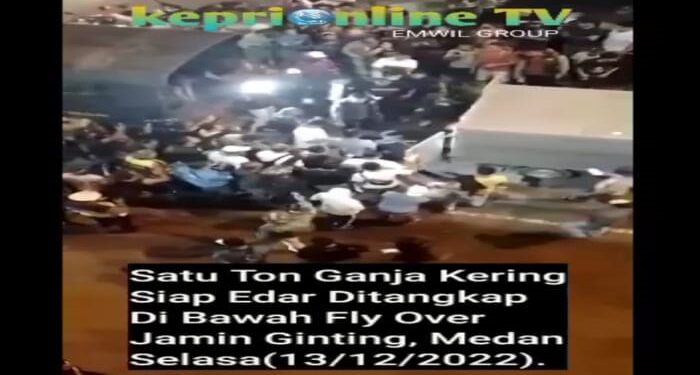 1 Ton Ganja Kering Siap Edar Ditangkap Di Bawah Fly Over Jamin Ginting