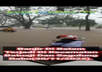 Banjir Kembali Melanda Warga Batuaji Akibat Hujan Hari Ini