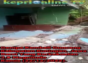 Gempa Guncang Kuningan, Jawa Barat Kekuatan 3,8 Magnitudo