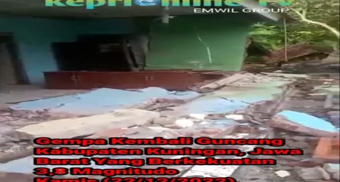 Gempa Guncang Kuningan, Jawa Barat Kekuatan 3,8 Magnitudo