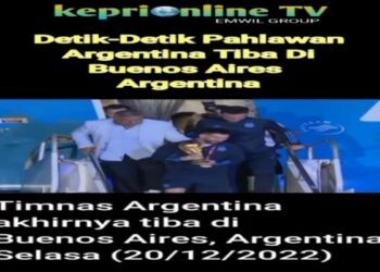 Jutaan Warga Argentina Menyambut Messi Dan Teman-Teman Di Kota Buenos Aires
