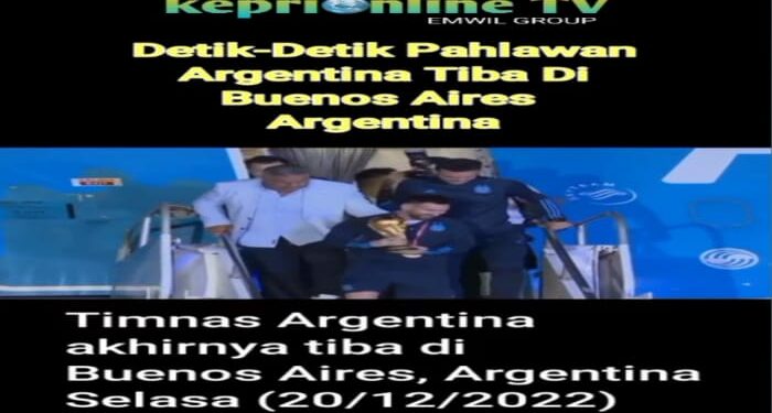 Jutaan Warga Argentina Menyambut Messi Dan Teman-Teman Di Kota Buenos Aires