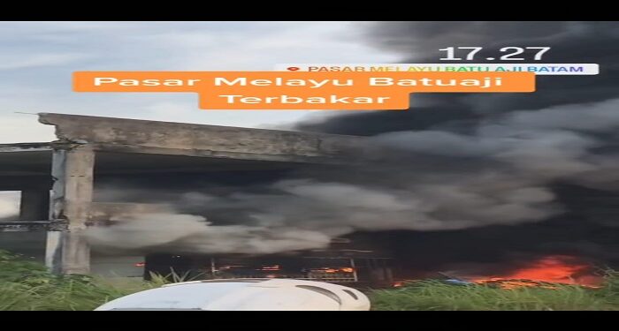 Kebakaran Kembali Melanda Pasar Melayu Batuaji