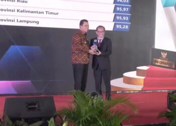Kepri Terima Anugerah Sebagai Provinsi yang ‘Informatif’ Dari KI Pusat