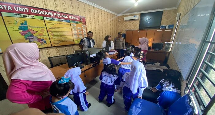 Polsek Meral Polres Karimun Sambut Kunjungan Anak-anak TK Swasta Bhakti Caraka