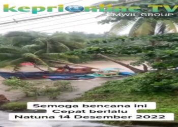 Banjir Di Natuna Mencapai Ketinggian 1,9 Meter, 1 Rumah Warga Hanyut