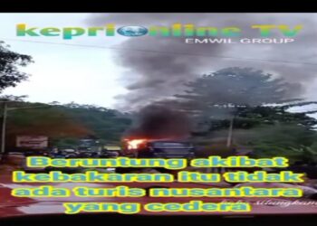 Bus Pariwisata Terbakar Di Lintas Sumatera, Ini Penyebabnya