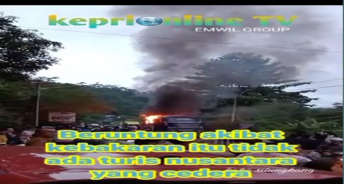 Bus Pariwisata Terbakar Di Lintas Sumatera, Ini Penyebabnya
