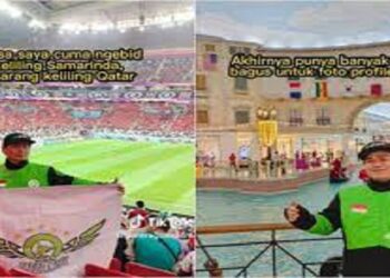 Wow! Driver Ojol Ngojek Samarinda – Qatar, Gratis Nonton Piala Dunia