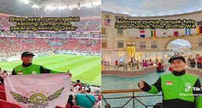 Wow! Driver Ojol Ngojek Samarinda – Qatar, Gratis Nonton Piala Dunia