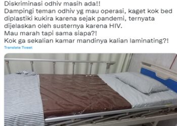 Viral, Ranjang Rumah Sakit Untuk Pasien HIV di Lapisi Plastik