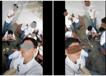 Gawat Siswa SMA Negeri 8 Medan Merokok dan Berjudi di Ruang Kelas, Kepsek tak Terima Videonya Viral