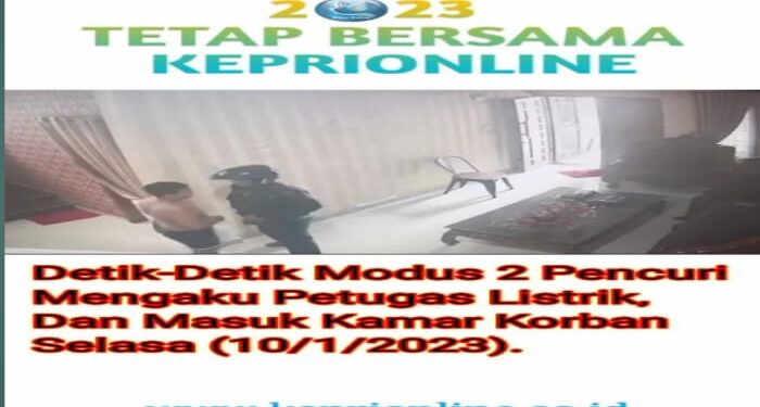 Ngaku Petugas PLN, 2 Pria ini Gasak Uang 120 Juta