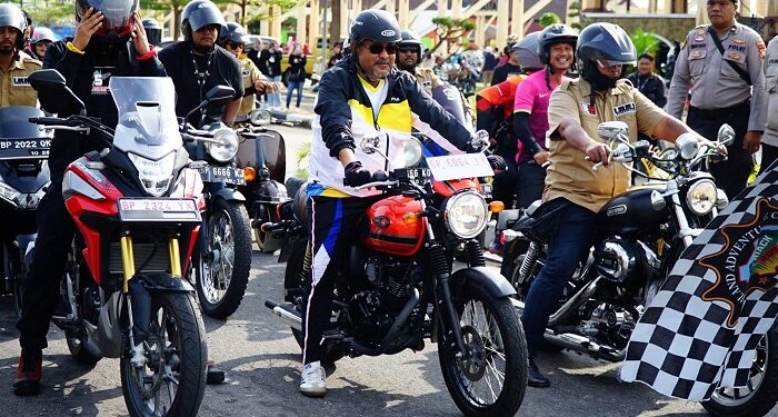 Keliling Karimun Bersama, Bupati Ajak Klub Motor Terus Berperan Aktif Membangun Karimun