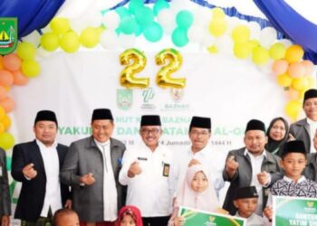 HUT ke – 22 Baznas, Jefridin Ajak Umat Islam Salurkan Zakat Untuk Bantu Masyarakat Miskin