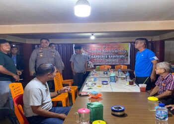 Kapolres Karimun Sambangi Warga Kelurahan Meral Kota Karimun