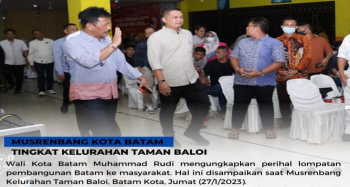 Rudi Dorong Masyarakat Terus Berfikir Maju Wujudkan Batam yang Modern