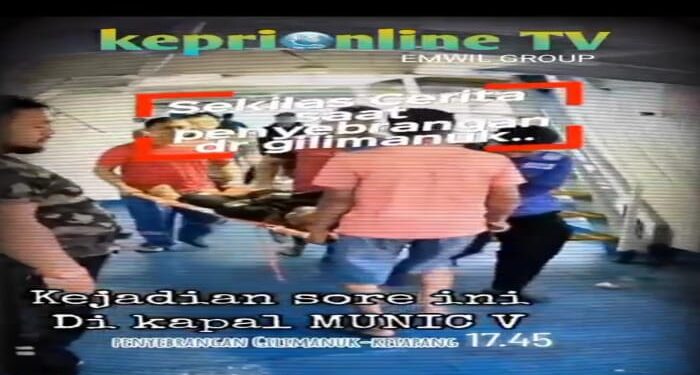 Seorang Penumpang Kapal Munic V Tiba-Tiba Kejang-Kejang Saat Penyebrangan di Gilimanuk