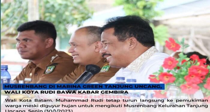 Musrenbang di Marina Green Tanjung Uncang, Walikota Rudi Bawa Kabar Gembira