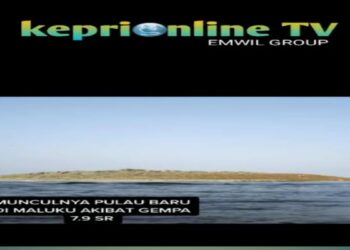 Sebuah Pulau Muncul Di Perairan Maluku Setelah Selesai Gempa 7,5M, Warga Mengungsi