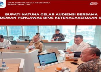 Bupati Natuna Gelar Audiensi Bersama Dewan Pengawas BPJS Ketenagakerjaan RI