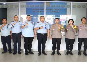 Jalin Sinergitas Kapolres Karimun Berkunjung Ke Imigrasi Kelas II TPI Tanjung Balai Karimun