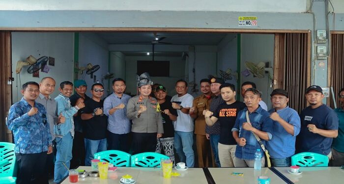 Ciptakan Kondusifitas, Kapolres Karimun Jalin Silahturahmi Dengan Aliansi Budak Balai Bersatu