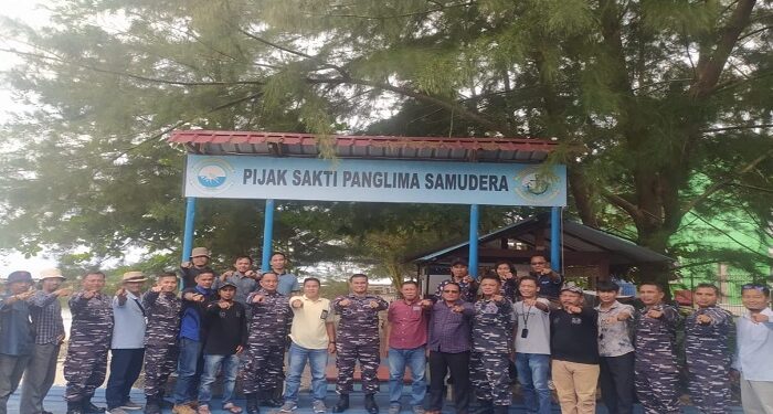 Coffee Morning, Lanal Tarempa Jalin Silaturahmi dengan Insan Pers