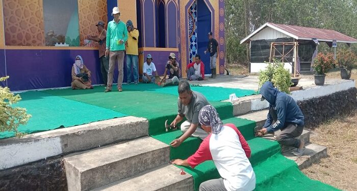 Persiapan STQ ke-X Tingkat Kecamatan Singkep Barat Hampir Sempurna