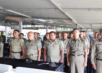 Pesan Sekda Bintan Saat Membuka Pelatihan Kesamaptaan Satuan Polisi Pamong Praja