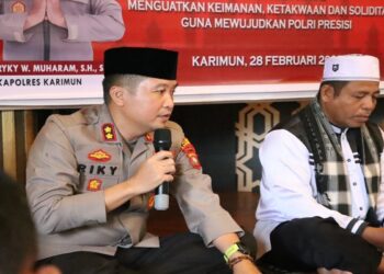 Polres Karimun Peringati Isra Mi’raj Nabi Besar Muhammad SAW 1444 H