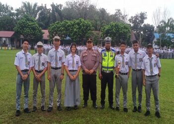 Police Goes To School, Polsek Delitua Sambangi SMAN 1 Deli Tua