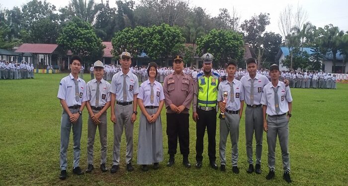 Police Goes To School, Polsek Delitua Sambangi SMAN 1 Deli Tua