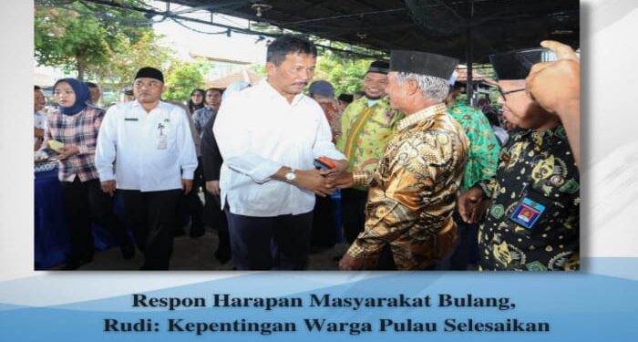 Respon Harapan Masyarakat Bulang, Rudi: Kepentingan Warga Pulau Selesaikan