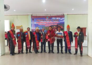 Anggota DPD Richard Pasaribu Hadiri Tiga Pesta Bona Taon Marga di Kota Batam