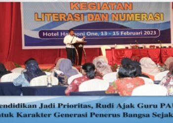 Pendidikan Jadi Prioritas, Rudi Ajak Guru Paud Bentuk Karakter Generasi Penerus Bangsa Sejak Dini