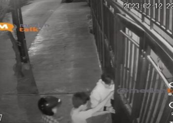 Aksi Curanmor di rumah kost di Medan Terekam Kamera CCTV