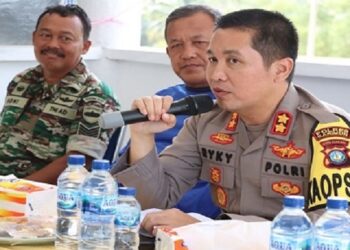 Jumat Curhat, Kapolres Karimun Sambangi Warga Harjosari Tebing