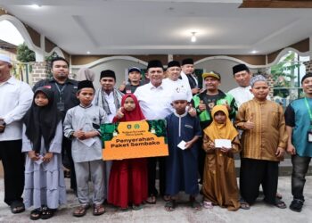 Bersama Gojek, Gubernur Ansar Bakti Sosial di Panti Asuhan Qurrotu A’yun Batam