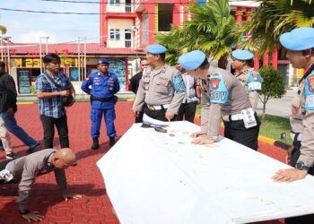 Bidpropam Polda Kepri Lakukan Gaktibplin di Polres Karimun