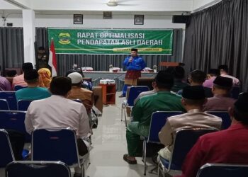 Bupati Lingga, Muhammad Nizar Ikuti Rapat Optimalisasi Pendapatan Asli Daerah Kabupaten Lingga