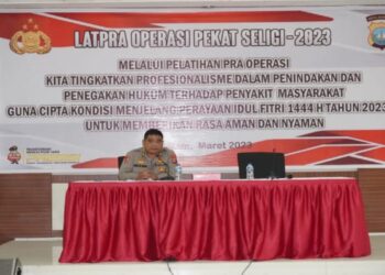 Polda Kepri Gelar Latpraops Pekat Seligi 2023