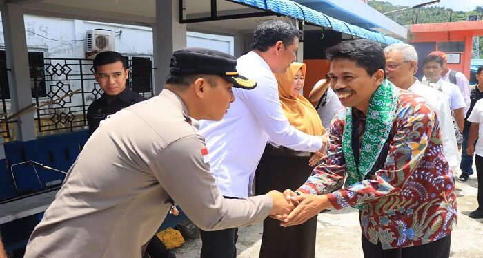 Kapolres Anambas Sambut Kedatangan Kepala BPK RI