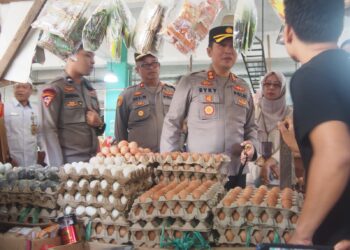 Kapolres Karimun Minta Pedagang Pasar Maimun Jaga Stabilitas Harga Kebutuhan Pokok