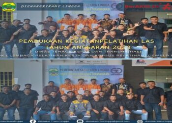 Kepala Disnaker Hadir dalam Pelatihan Las Tingkat 2G SMAW di Geweld Batam